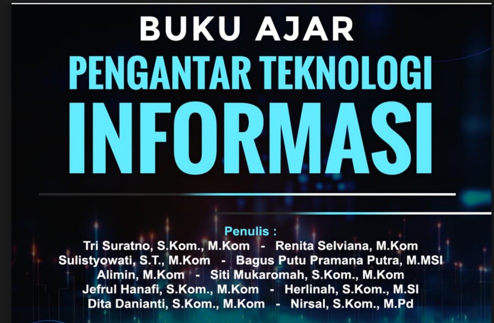 BUKU AJAR  PENGANTAR TEKNOLOGI  INFORMASI